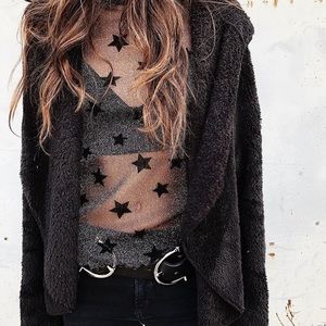 12th Tribe Fuzzy Cardigan